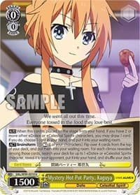 Mystery Hot Pot Party, Kaguya - Date A Live Vol.2 - Weiss Schwarz card