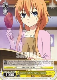 Mystery Hot Pot Party, Yuzuru - Date A Live Vol.2 - Weiss Schwarz card