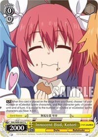 Innocent Bud, Kotori - Date A Live Vol.2 - Weiss Schwarz card
