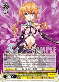 Dignified Appearance, Kaguya - Date A Live Vol.2 - Weiss Schwarz card