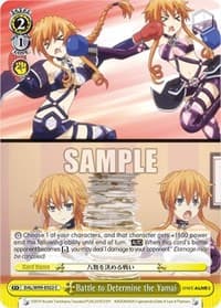 Battle to Determine the Yamai - Date A Live Vol.2 - Weiss Schwarz card