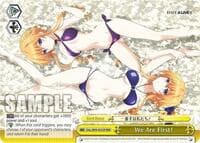 We Are First! (RRR) - Date A Live Vol.2 - Weiss Schwarz card