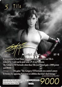 Tifa (Noir Promo) - FF: Promo Cards - Final Fantasy TCG card