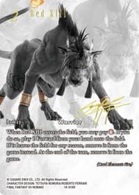 Red XIII (Noir Promo) - FF: Promo Cards - Final Fantasy TCG card