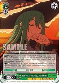 Chance Meeting, Natsumi - Date A Live Vol.2 - Weiss Schwarz card