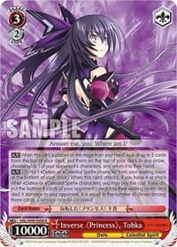 Inverse "Princess", Tohka - Date A Live Vol.2 - Weiss Schwarz card
