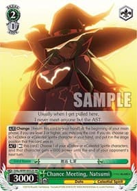Chance Meeting, Natsumi (SR) - Date A Live Vol.2 - Weiss Schwarz card