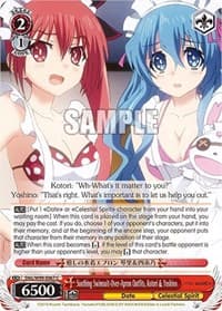 Soothing Swimsuit-Over-Apron Outfits, Kotori & Yoshino - Date A Live Vol.2 - Weiss Schwarz card