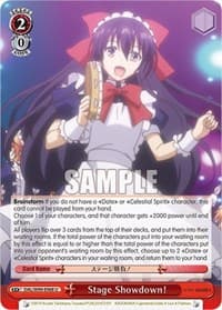 Stage Showdown! - Date A Live Vol.2 - Weiss Schwarz card