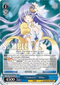 ""Gabriel"" Miku - Date A Live Vol.2 - Weiss Schwarz card