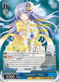 ""Gabriel"" Miku (SP) - Date A Live Vol.2 - Weiss Schwarz card