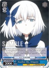 Another Me, Origami - Date A Live Vol.2 - Weiss Schwarz card