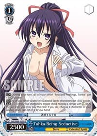 Tohka Being Seductive - Date A Live Vol.2 - Weiss Schwarz card