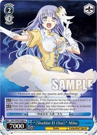 ""Shaddai El Chai"" Miku - Date A Live Vol.2 - Weiss Schwarz card
