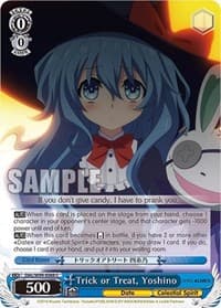 Trick or Treat, Yoshino - Date A Live Vol.2 - Weiss Schwarz card