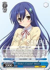 Shido's Cousin? Shiori - Date A Live Vol.2 - Weiss Schwarz card