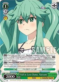 Fall in Love Dome, Natsumi - Date A Live Vol.2 - Weiss Schwarz card