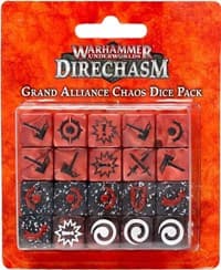 Warhammer: Underworlds - Grand Alliance Chaos Dice Pack (20-Pack) - Warhammer Game Accessories - Warhammer Game Accessories card