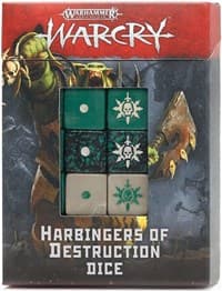 Warhammer: Age of Sigmar - Warcry: Harbingers of Destruction Dice (16-Pack) - Warhammer Game Accessories - Warhammer Game Accessories card
