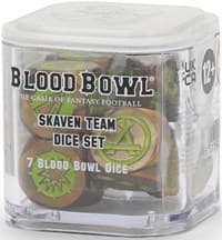 Blood Bowl: Skaven Team Dice Set (7-Pack) (200-12) - Warhammer Game Accessories - Warhammer Game Accessories card