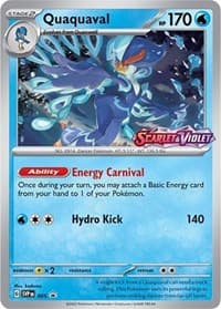 Quaquaval - 005 (Prerelease) - SV: Scarlet & Violet Promo Cards - Pokemon card