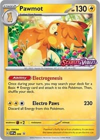 Pawmot - 006 (Prerelease) - SV: Scarlet & Violet Promo Cards - Pokemon card