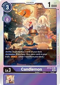 Candlemon - Starter Deck 14: Beelzemon Advanced Deck Set - Digimon Card Game card