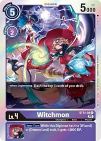 Witchmon - Starter Deck 14: Beelzemon Advanced Deck Set - Digimon Card Game card