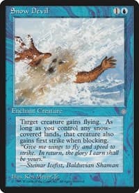 Snow Devil - Ice Age - Magic: The Gathering card
