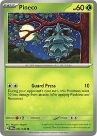 Pineco - SV01: Scarlet & Violet Base Set - Pokemon card