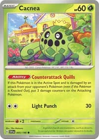 Cacnea - SV01: Scarlet & Violet Base Set - Pokemon card