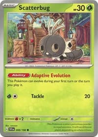 Scatterbug - SV01: Scarlet & Violet Base Set - Pokemon card