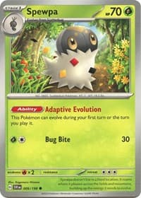 Spewpa - SV01: Scarlet & Violet Base Set - Pokemon card