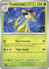 Toedscruel - SV01: Scarlet & Violet Base Set - Pokemon card