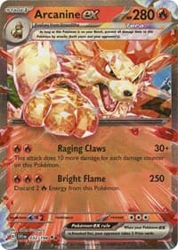 Arcanine ex - SV01: Scarlet & Violet Base Set - Pokemon card