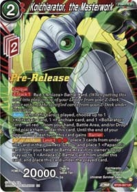 Koichiarator, the Masterwork - Power Absorbed Pre-Release Cards - Dragon Ball Super: Masters card