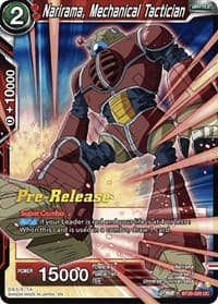 Narirama, Mechanical Tactician - Power Absorbed Pre-Release Cards - Dragon Ball Super: Masters card