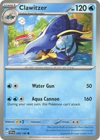 Clawitzer - SV01: Scarlet & Violet Base Set - Pokemon card