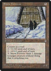 Snow Fortress - Ice Age - Magic: The Gathering card