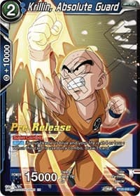 Krillin, Absolute Guard - Power Absorbed Pre-Release Cards - Dragon Ball Super: Masters card