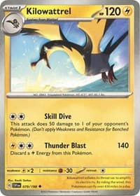 Kilowattrel - SV01: Scarlet & Violet Base Set - Pokemon card