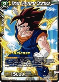 Vegito, Unexpected Separation - Power Absorbed Pre-Release Cards - Dragon Ball Super: Masters card