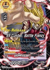 SS Cumber, Battle Frenzy - Power Absorbed Pre-Release Cards - Dragon Ball Super: Masters card