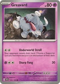 Greavard - SV01: Scarlet & Violet Base Set - Pokemon card