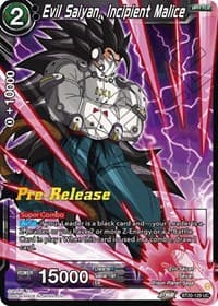 Evil Saiyan, Incipient Malice - Power Absorbed Pre-Release Cards - Dragon Ball Super: Masters card