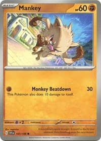 Mankey - SV01: Scarlet & Violet Base Set - Pokemon card