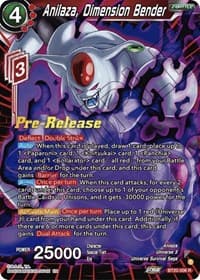 Anilaza, Dimension Bender - Power Absorbed Pre-Release Cards - Dragon Ball Super: Masters card