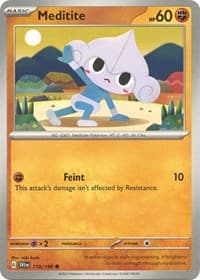 Meditite - SV01: Scarlet & Violet Base Set - Pokemon card