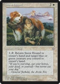 Snow Hound - Ice Age - Magic: The Gathering card
