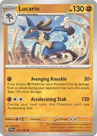 Lucario - SV01: Scarlet & Violet Base Set - Pokemon card